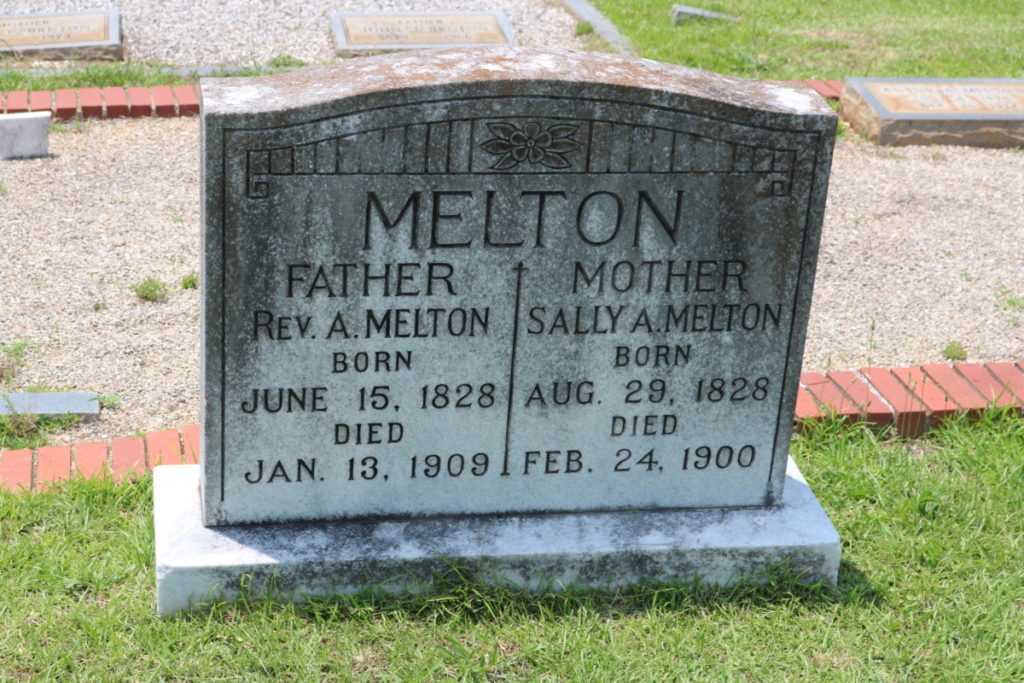 Headstones at Mount Harmony Baptist Church cemetery in Mableton Georgia (photo by Larry Felton Johnson)