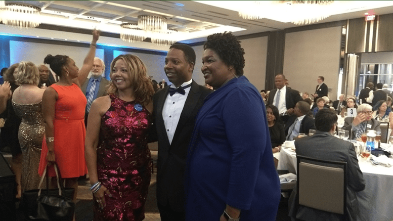 Crowd rises to applaud Stacey Abrams at Gala of Cobb Democrats