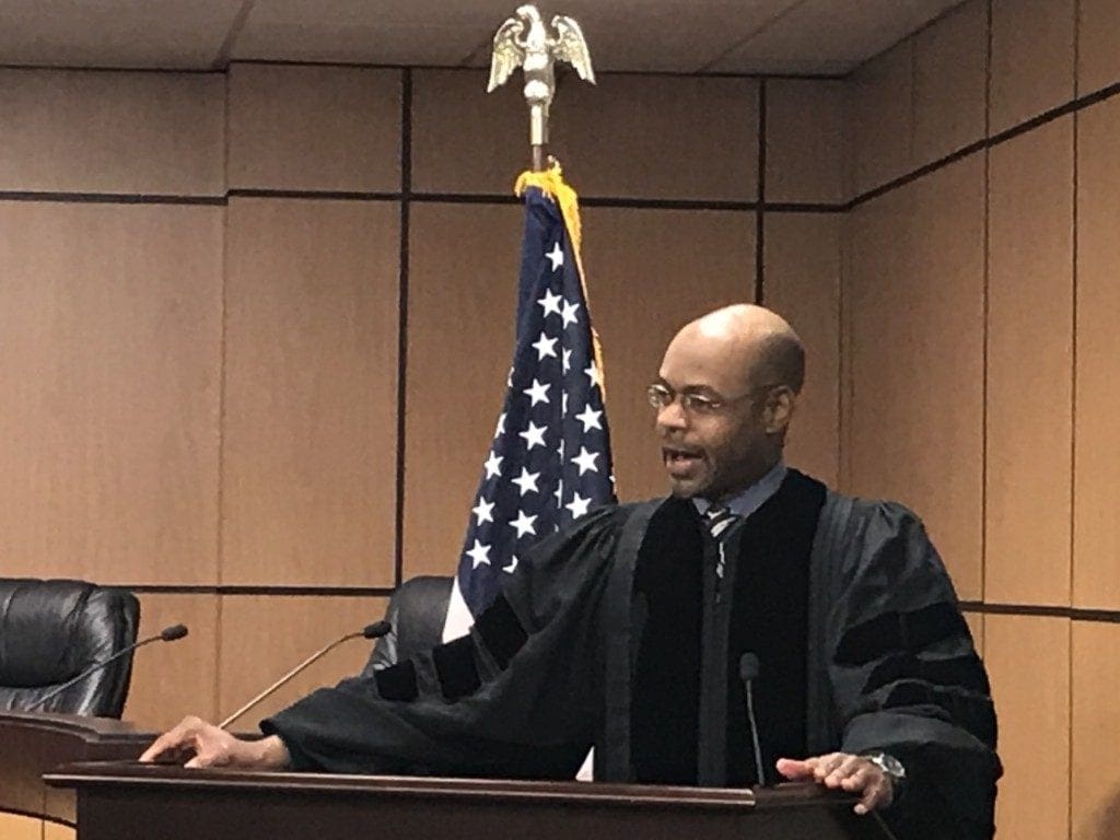 Wheeler High graduate and Georgia Supreme Court justice Harold Melton performed the ceremony.