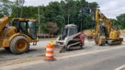 roadwork equipment in article about lane closed SR 360