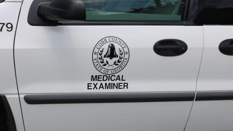 Cobb County Medical Examiner vehicle