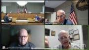 Screenshot of zoom session of Kennesaw city council work session.