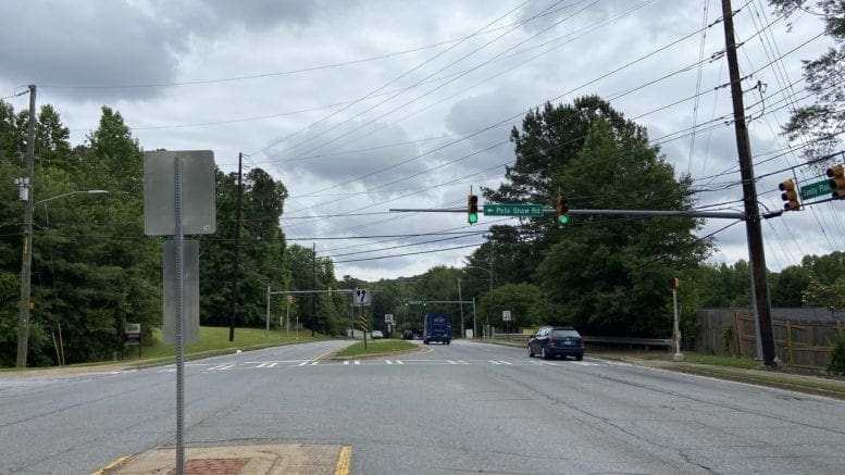 Pete Shaw Road in Cobb County