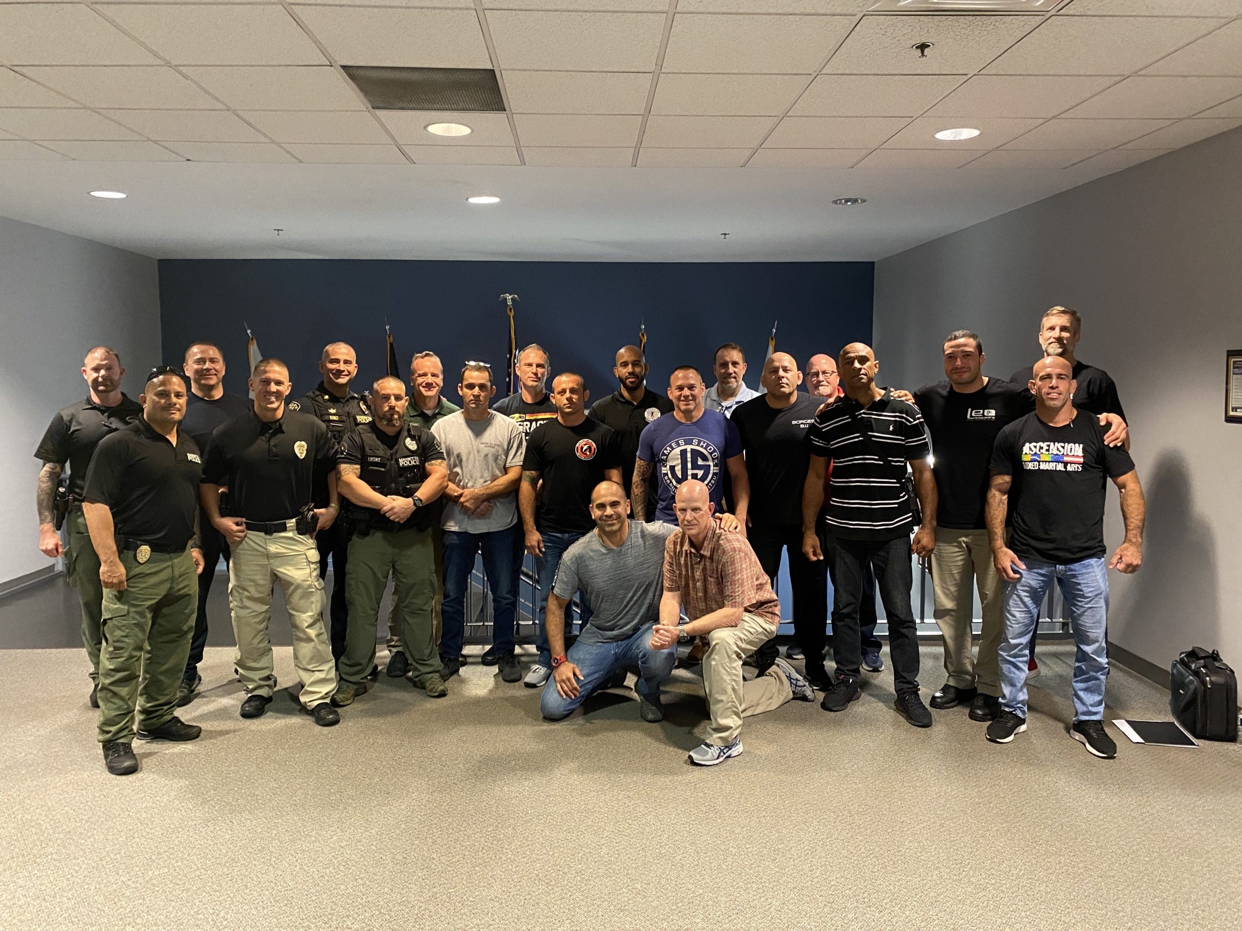 Marietta police training in Brazilian Jiu Jitsu to minimize useof