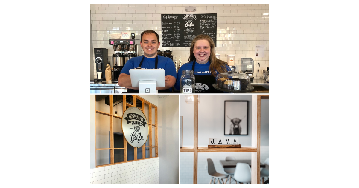 Kennesaw coffee shop with heart pandemic Cobb Courier