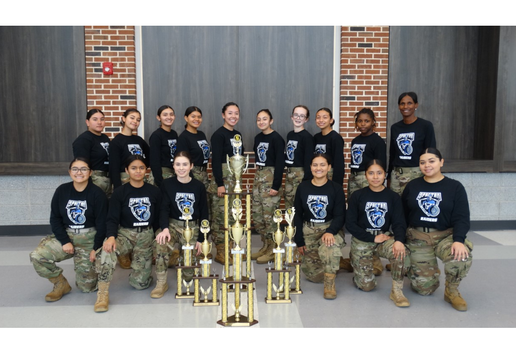 Campbell High Army JROTC Female Cadets win top honor in State Raider