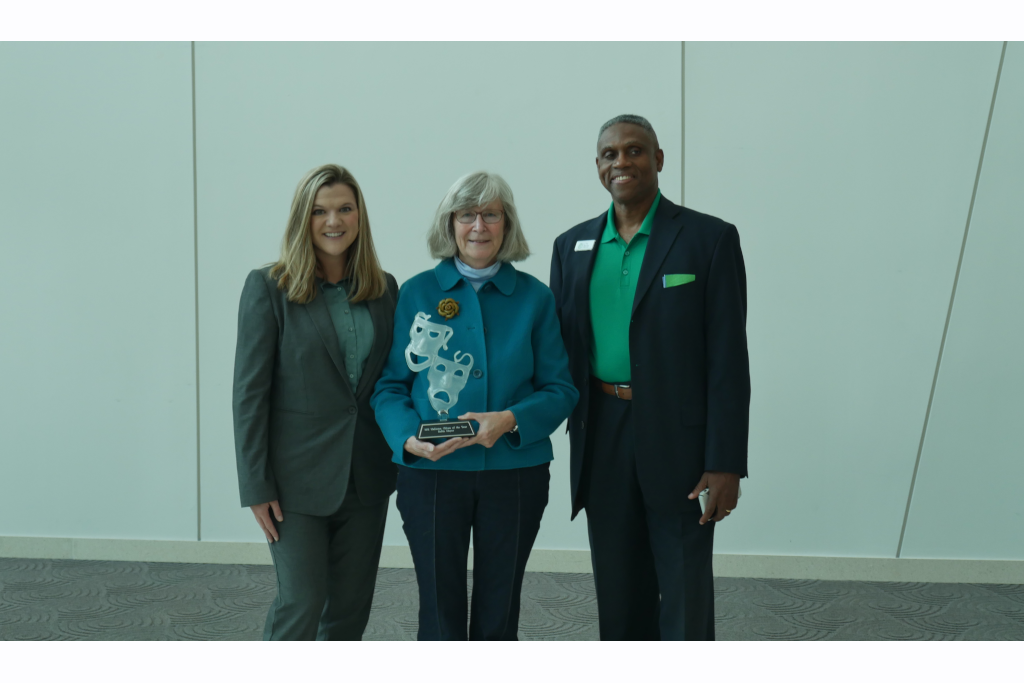 Mableton COTY Photo (l to r) Sharon Mason, Cobb Chamber CEO, Robin Meyer (Mableton Citizen of the Year), and Ray Thomas of the Mableton Improvement Coalition