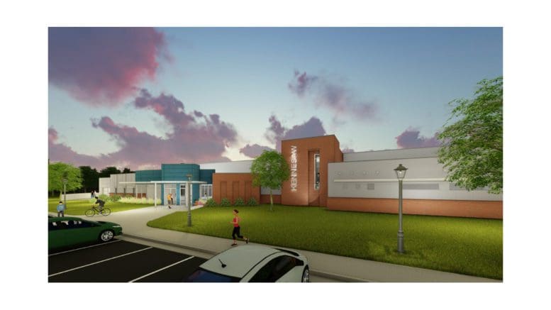 rendering of Kennesaw's recreation center