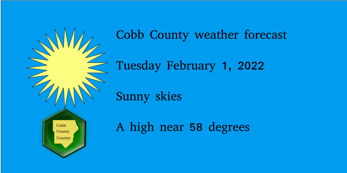 Cobb County weather February 1 Cobb County Courier
