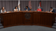 screenshot of the five Cobb County commissioners