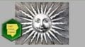 Cobb weather July 14: The Cobb County Courier logo with a woodcut image of the sun with a face
