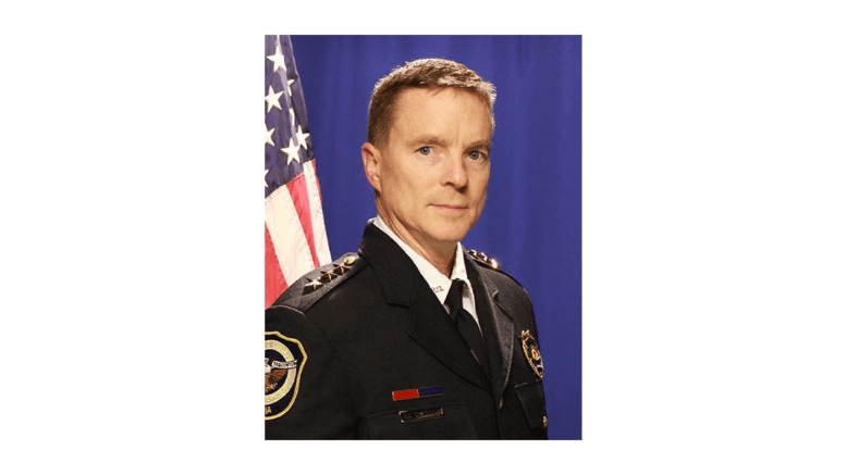 Deputy Chief Stuart VanHoozer in uniform