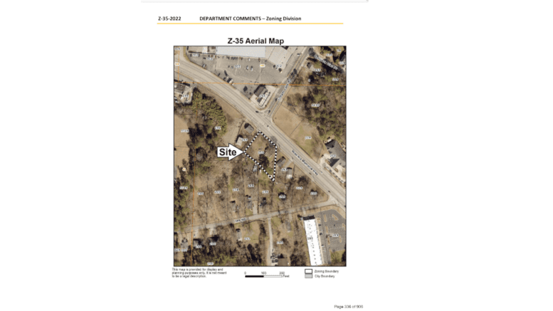 aerial map of Veterans Memorial Highway at Cooper Lake Road