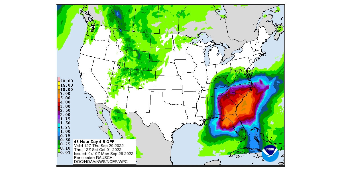 How will Hurricane Ian affect weather in Cobb County and other parts of