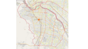 Map of Ciudad Juarez to the southwest of El Paso Texas