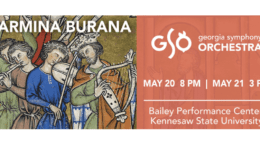 Poster for the GSO's performances of Carmina Burana