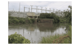 An industrial facility across the Chattahoochee River