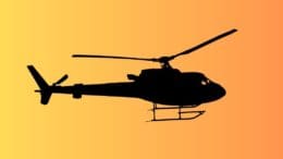 A graphic of a helicoptor