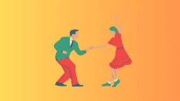 A graphic of a couple doing swing dance