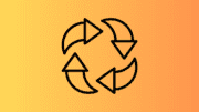 The symbol for a roundabout