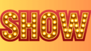 A graphic image of the word "Show" with bulbs in the letters