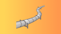 A section of pipeline