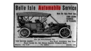 An automobile ad from the first decade of the 20th century
