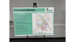 A map showing the proposed 30-year buildout for Cobb County public transit