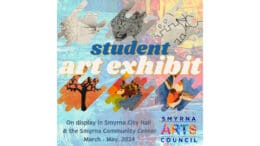 A announcement for the Smyrna student art show on display at the Smyrna Community Center. Details are in the article
