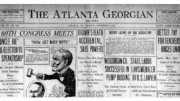 An image of the front page of the December 2, 1907 edition of the Atlanta Georgian