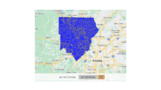 color coded precinct map of Cobb County