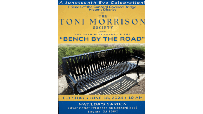 The flyer for "Bench by the Road" with same info as in article
