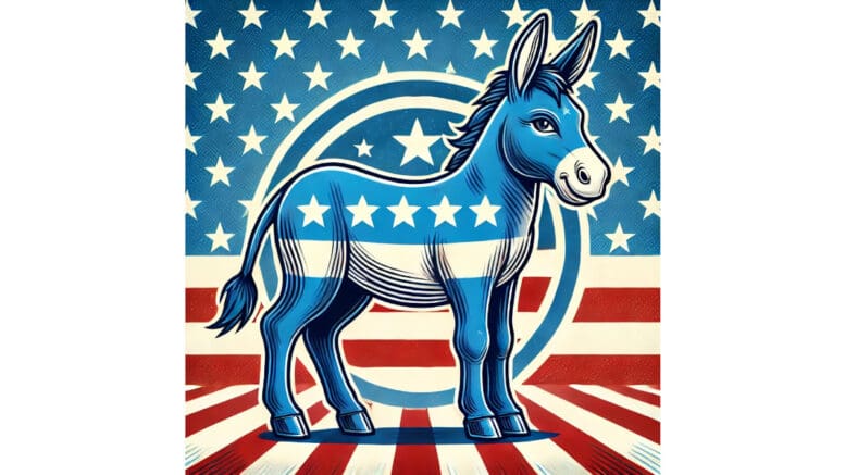 An image of the Democratic Donkey