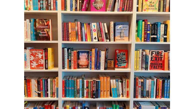Shelves full of books at The Reading Attic bookstore