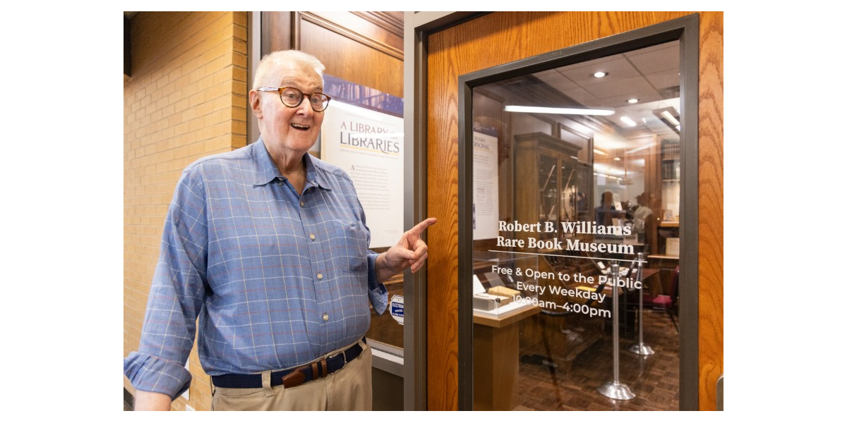 Kennesaw State announces naming of the Robert B. Williams Rare Book Museum