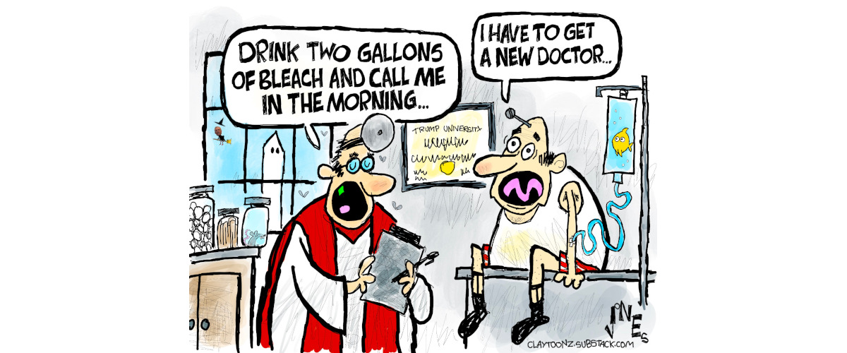 Political Cartoon by Clay Jones - Cobb Courier